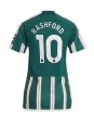 Manchester United Marcus Rashford #10 Auswärtstrikot für Frauen 2023-24 Kurzarm